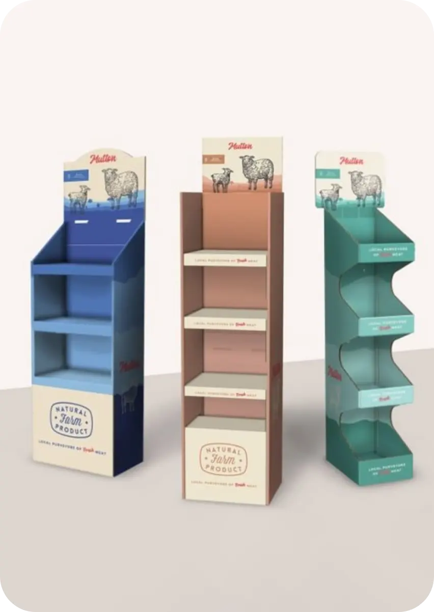 Custom rack display boxes display boxes